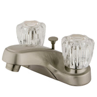 Thumbnail for Kingston Brass KB168B 4 in. Centerset Bathroom Faucet, Brushed Nickel - BNGBath