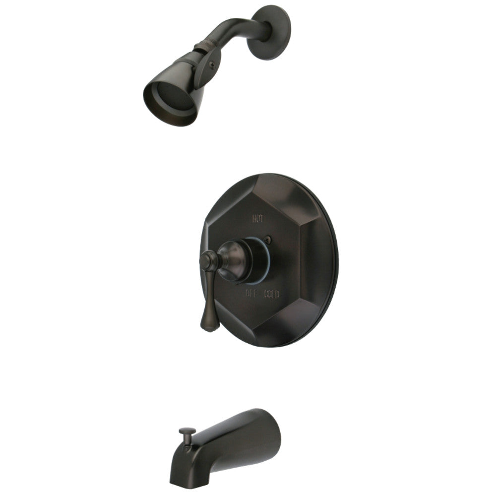 Kingston Brass KB4635BL English Vintage Tub with Shower Faucet, Oil Rubbed Bronze - BNGBath