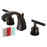 Thumbnail for Kingston Brass KS4985CKL Kaiser Widespread Bathroom Faucet with Brass Pop-Up, Oil Rubbed Bronze - BNGBath