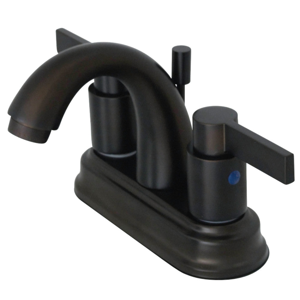 Kingston Brass KB8615NDL 4 in. Centerset Bathroom Faucet, Oil Rubbed Bronze - BNGBath