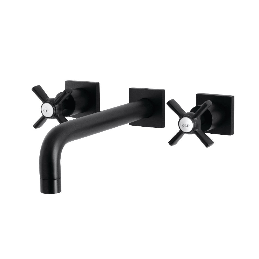 Kingston Brass KS6020ZX Millennium Wall Mount Tub Faucet, Matte Black - BNGBath