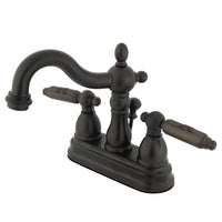 Thumbnail for Kingston Brass KB1605GL 4 in. Centerset Bathroom Faucet, Oil Rubbed Bronze - BNGBath
