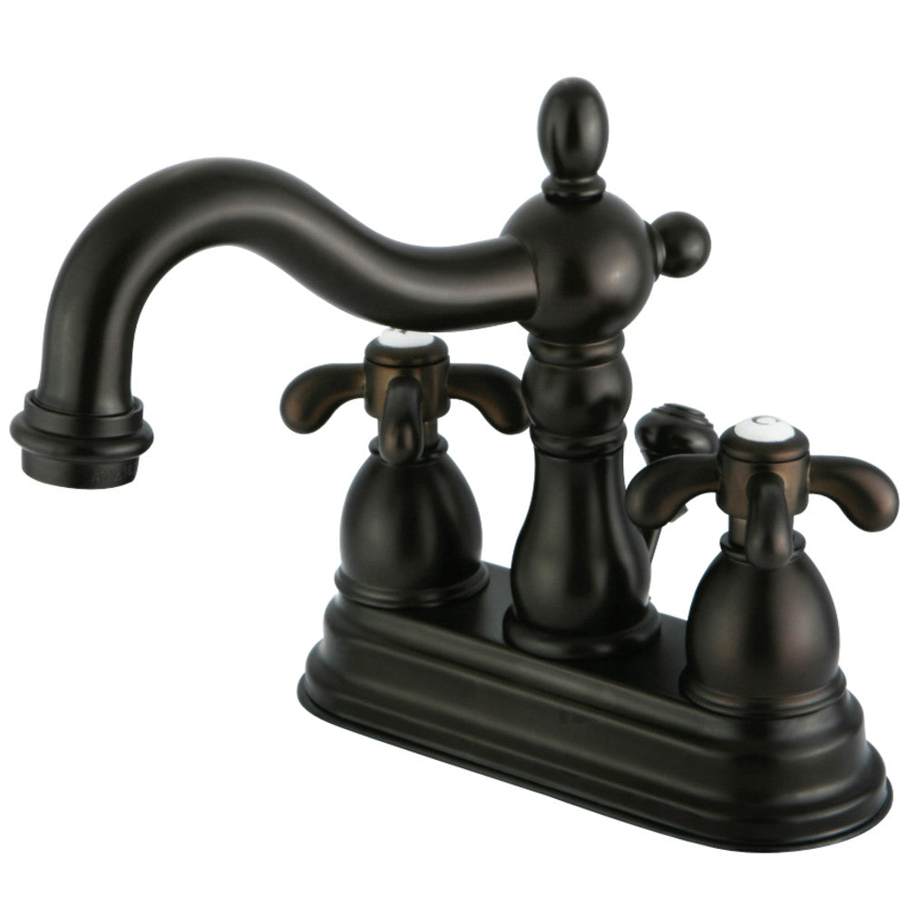 Kingston Brass KS1605TX 4 in. Centerset Bathroom Faucet, Oil Rubbed Bronze - BNGBath