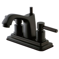 Thumbnail for Kingston Brass KS8645DL 4 in. Centerset Bathroom Faucet, Oil Rubbed Bronze - BNGBath