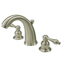 Thumbnail for Kingston Brass KB988AL Victorian 2-Handle 8 in. Widespread Bathroom Faucet, Brushed Nickel - BNGBath