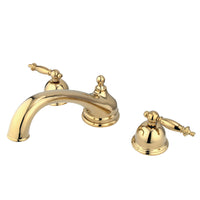 Thumbnail for Kingston Brass KS3352TL Vintage Roman Tub Faucet, Polished Brass - BNGBath