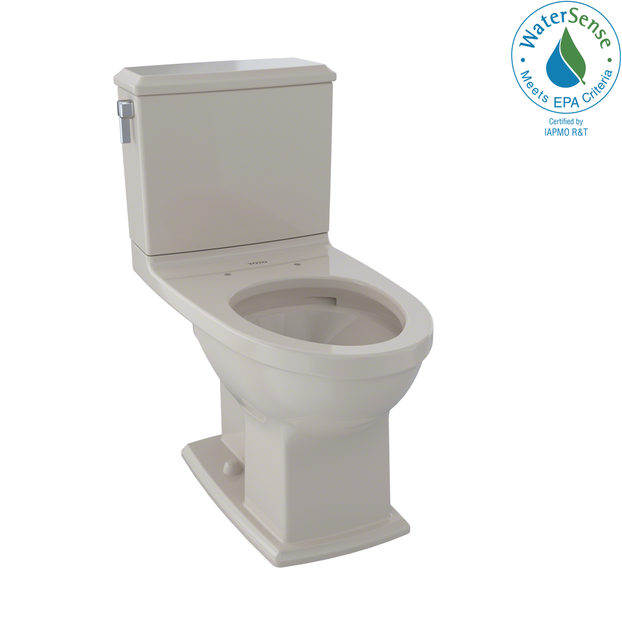 TOTO Connelly Two-Piece Elongated Dual-Max, Dual Flush 1.28 and 0.9 GPF Universal Height Toilet with CeFiONtect,  - CST494CEMFG#03 - BNGBath