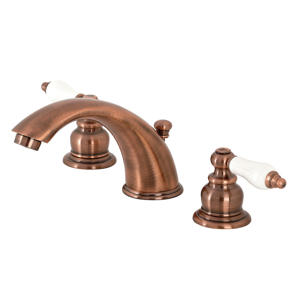 Kingston Brass KB966PL Magellan Widespread Bathroom Faucet, Antique Copper - BNGBath