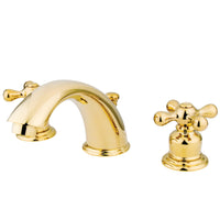 Thumbnail for Kingston Brass GKB972X Widespread Bathroom Faucet, Polished Brass - BNGBath