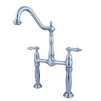 Thumbnail for Kingston Brass KS1071AL Vessel Sink Faucet, Polished Chrome - BNGBath