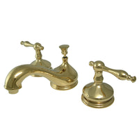 Thumbnail for Kingston Brass KS1162NL 8 in. Widespread Bathroom Faucet, Polished Brass - BNGBath