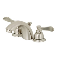 Thumbnail for Kingston Brass KB958NFL Mini-Widespread Bathroom Faucet, Brushed Nickel - BNGBath