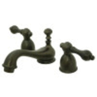Thumbnail for Kingston Brass CC21L5 Mini-Widespread Bathroom Faucet, Oil Rubbed Bronze - BNGBath