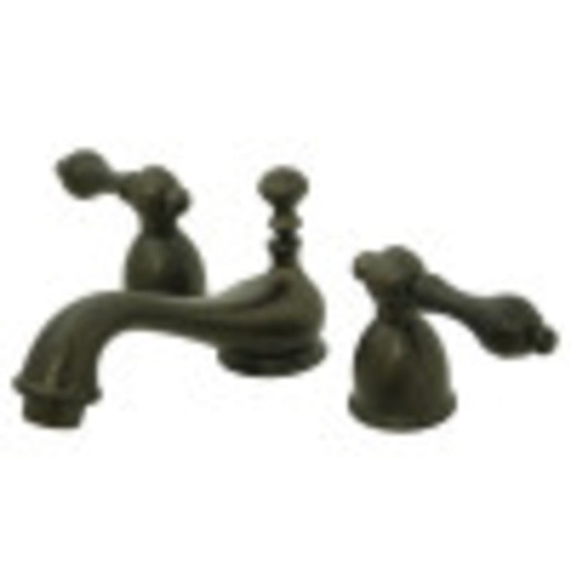 Kingston Brass CC21L5 Mini-Widespread Bathroom Faucet, Oil Rubbed Bronze - BNGBath