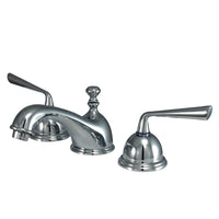 Thumbnail for Kingston Brass KS3961ZL 8 in. Widespread Bathroom Faucet, Polished Chrome - BNGBath