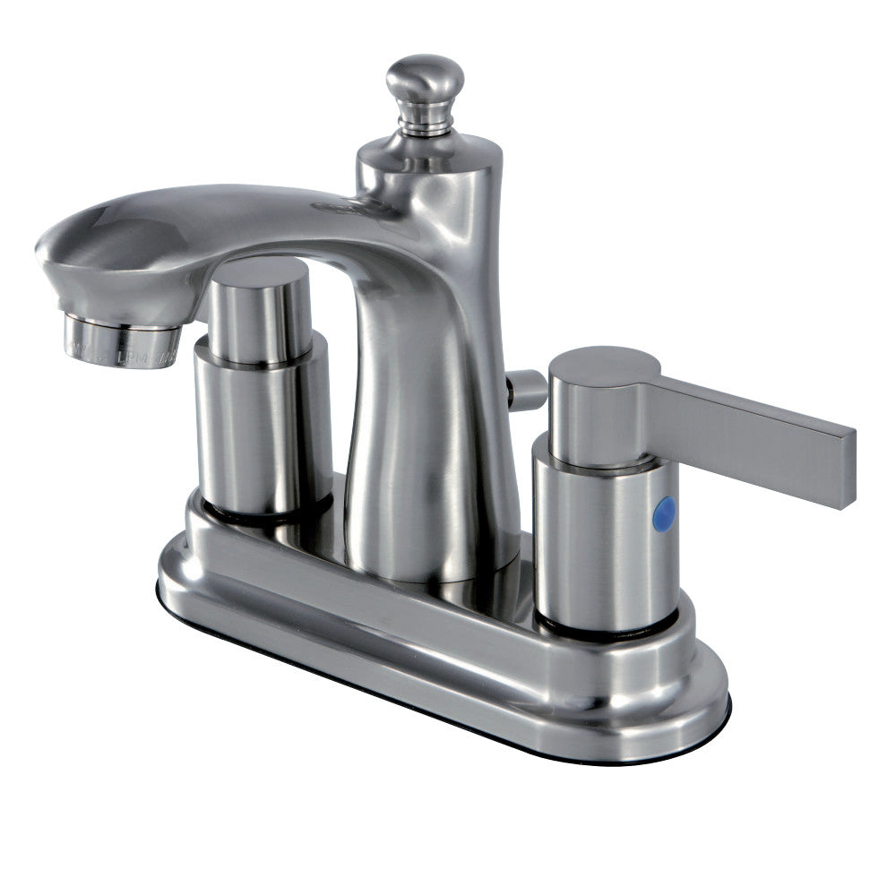Kingston Brass FB7628NDL 4 in. Centerset Bathroom Faucet, Brushed Nickel - BNGBath