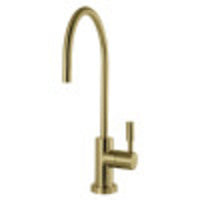 Thumbnail for Kingston Brass KSAG8197DL Concord Reverse Osmosis System Filtration Water Air Gap Faucet, Brushed Brass - BNGBath