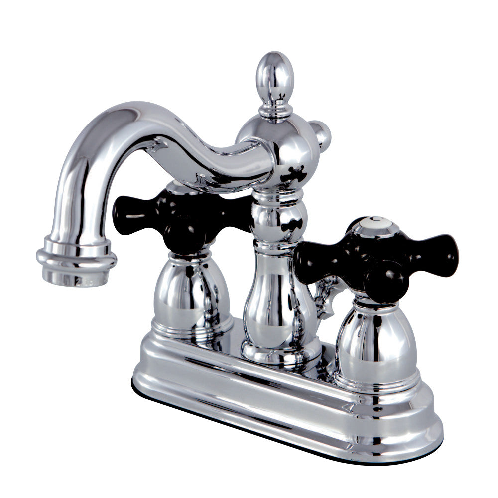 Kingston Brass KS1601PKX 4 in. Centerset Bathroom Faucet, Polished Chrome - BNGBath