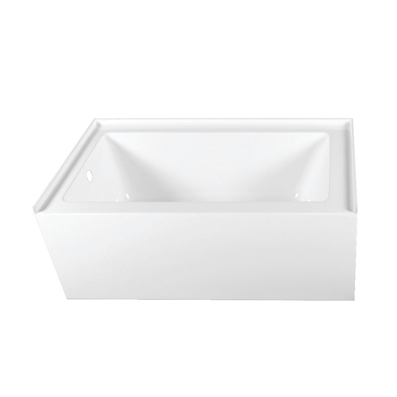 Aqua Eden VTAP603222L Alcove Bath Tub (L)60"x (W)32" x (H)21-5/8" - BNGBath