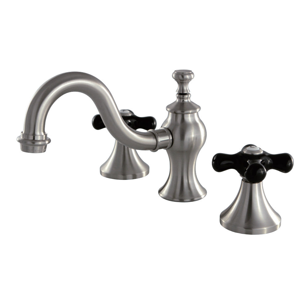 Kingston Brass KC7168PKX 8 in. Widespread Bathroom Faucet, Brushed Nickel - BNGBath