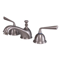 Thumbnail for Kingston Brass KS3968ZL 8 in. Widespread Bathroom Faucet, Brushed Nickel - BNGBath