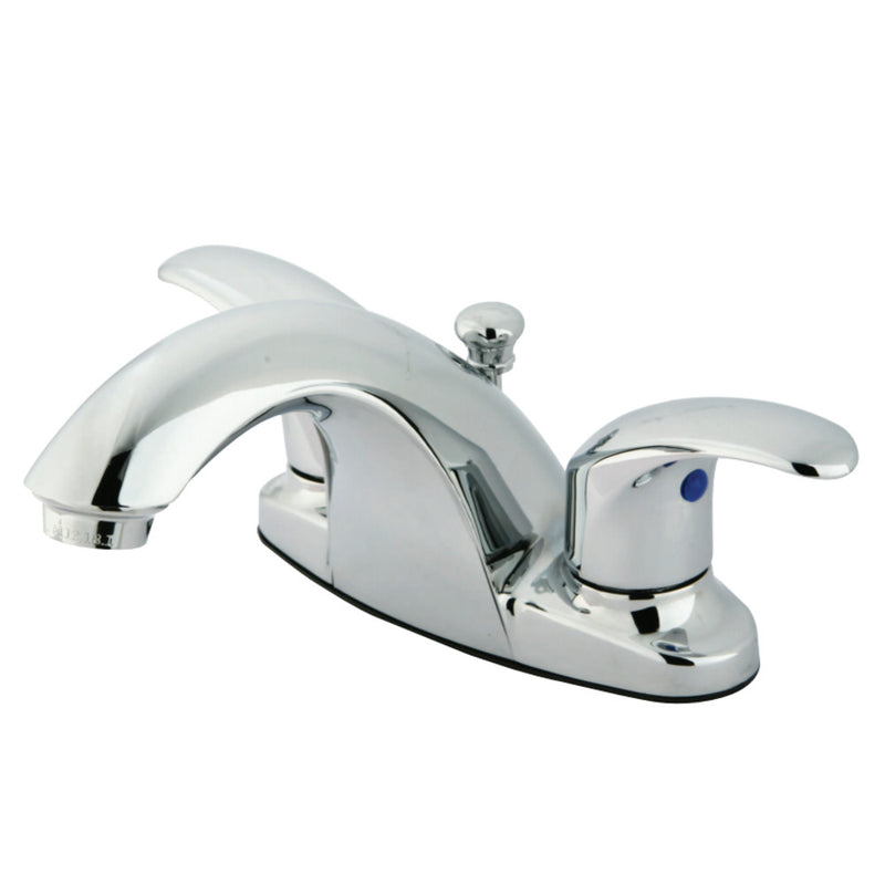 Kingston Brass KB7641LL 4 in. Centerset Bathroom Faucet, Polished Chrome - BNGBath