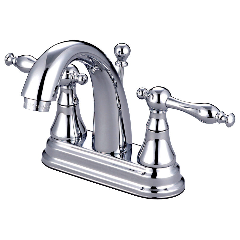 Kingston Brass KS7611NL 4 in. Centerset Bathroom Faucet, Polished Chrome - BNGBath