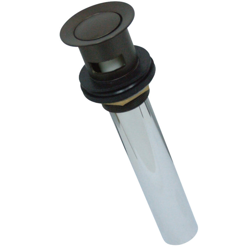 Kingston Brass KB8105 Push Pop-Up Drain with Overflow, 22 Gauge, Oil Rubbed Bronze - BNGBath
