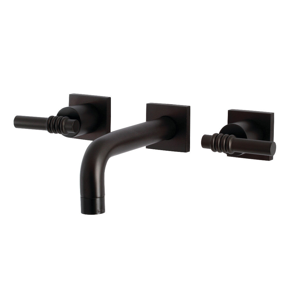 Kingston Brass KS6125ML Milano Two-Handle Wall Mount Bathroom Faucet, Oil Rubbed Bronze - BNGBath