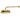 Kingston Brass K225K17 Trimscape 10 in. Showerhead with 17 in. Shower Arm, Brushed Brass - BNGBath