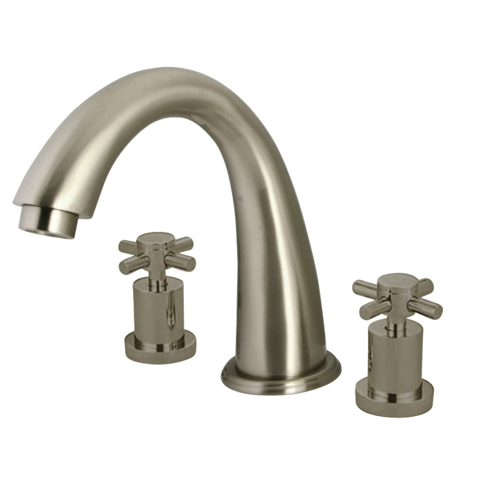 Kingston Brass KS2368DX Concord Roman Tub Faucet, Brushed Nickel - BNGBath