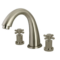 Thumbnail for Kingston Brass KS2368DX Concord Roman Tub Faucet, Brushed Nickel - BNGBath