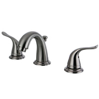 Thumbnail for Kingston Brass KB2918YL Yosemite Widespread Bathroom Faucet, Brushed Nickel - BNGBath