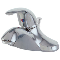 Thumbnail for Kingston Brass KB6541 Single-Handle 4 in. Centerset Bathroom Faucet, Polished Chrome - BNGBath