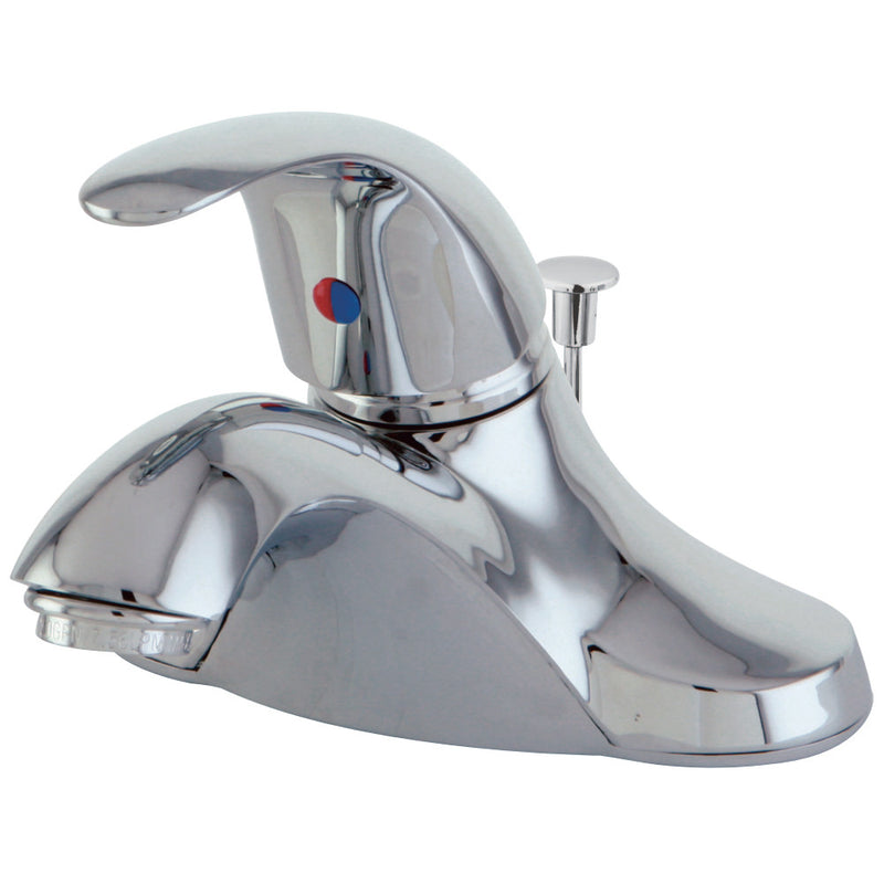 Kingston Brass KB6541 Single-Handle 4 in. Centerset Bathroom Faucet, Polished Chrome - BNGBath