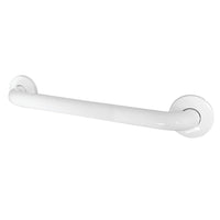 Thumbnail for Kingston Brass GB1418CSW Made To Match 18-Inch Stainless Steel Grab Bar, White - BNGBath