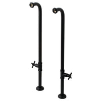 Thumbnail for Kingston Brass AE810S0DX Concord Freestanding Tub Supply Line, Matte Black - BNGBath