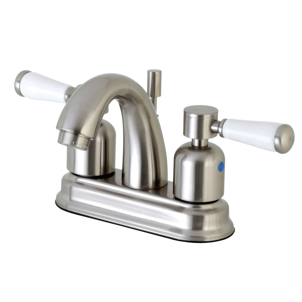 Kingston Brass FB5618DPL 4 in. Centerset Bathroom Faucet, Brushed Nickel - BNGBath
