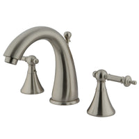 Thumbnail for Kingston Brass KS2978TL 8 in. Widespread Bathroom Faucet, Brushed Nickel - BNGBath
