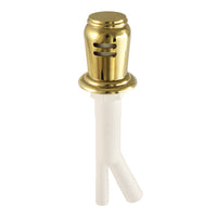Thumbnail for Kingston Brass KA831PB Trimscape Dishwasher Air Gap, Polished Brass - BNGBath