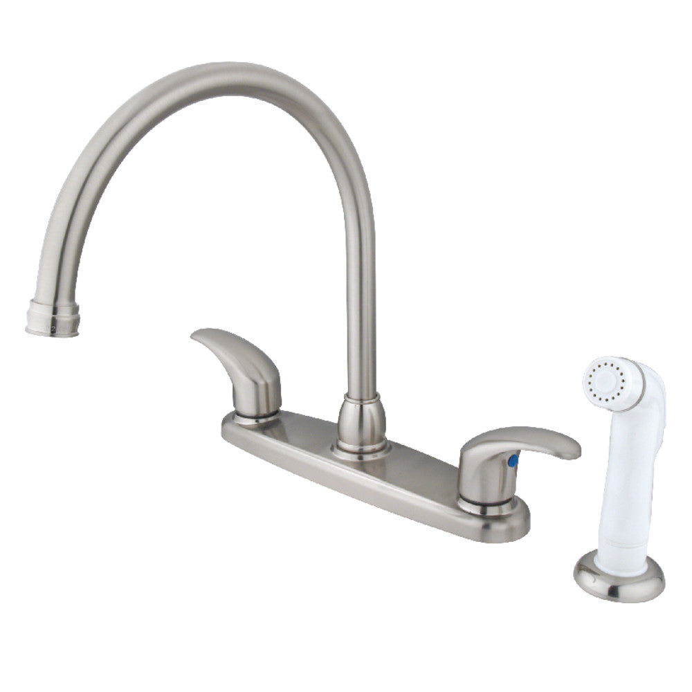 Kingston Brass KB6798LL Legacy 8-Inch Centerset Kitchen Faucet, Brushed Nickel - BNGBath