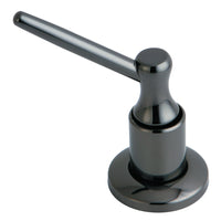 Thumbnail for Kingston Brass SD3600 Water Onyx Soap Dispenser, Black Stainless Steel - BNGBath