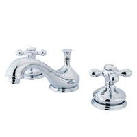 Thumbnail for Kingston Brass KS1161AX 8 in. Widespread Bathroom Faucet, Polished Chrome - BNGBath