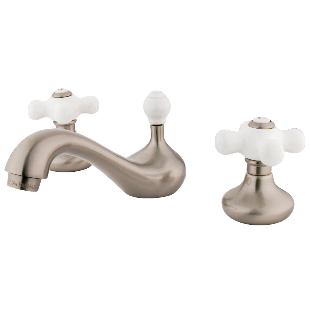 Kingston Brass KS948CX 8 to 16 in. Widespread Bathroom Faucet, Brushed Nickel - BNGBath