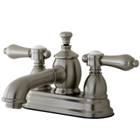Thumbnail for Kingston Brass KS7008BAL 4 in. Centerset Bathroom Faucet, Brushed Nickel - BNGBath