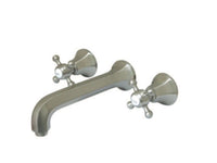 Thumbnail for Kingston Brass KS4128BX Wall Mount Bathroom Faucet, Brushed Nickel - BNGBath