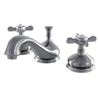 Thumbnail for Kingston Brass KS1168BEX 8 in. Widespread Bathroom Faucet, Brushed Nickel - BNGBath