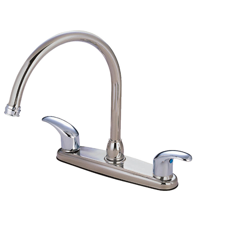 Kingston Brass KB6797LL Legacy 8-Inch Centerset Kitchen Faucet, Brushed Nickel/Polished Chrome - BNGBath