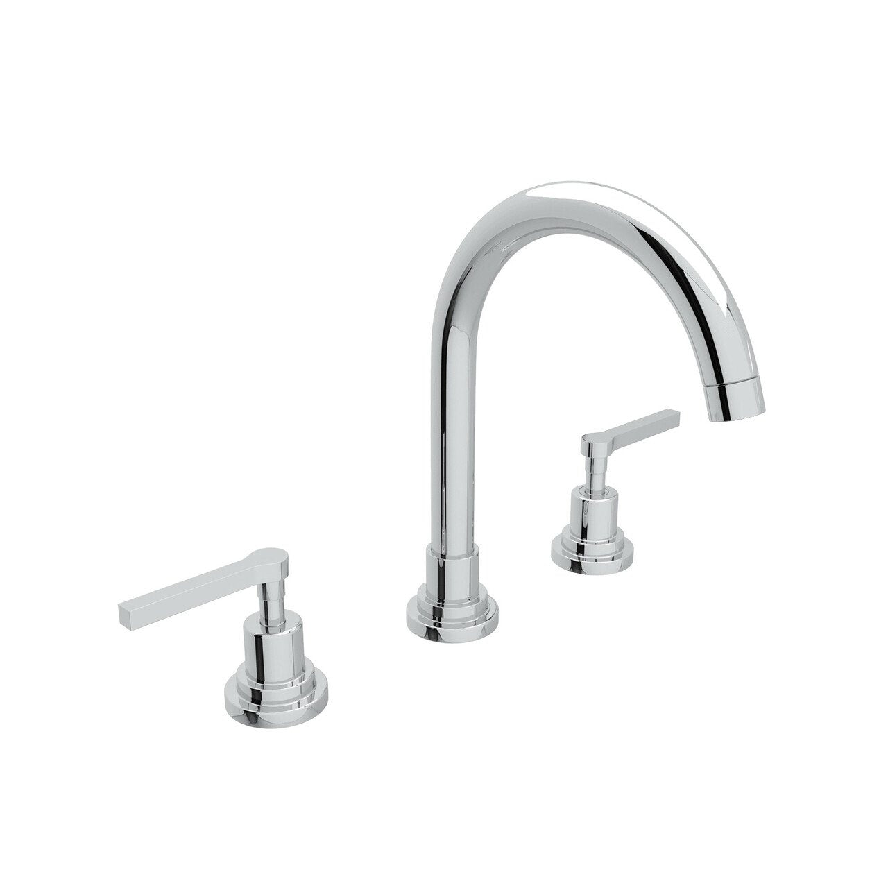 ROHL Lombardia C-Spout Widespread Bathroom Faucet - BNGBath