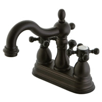 Thumbnail for Kingston Brass KB1605BX 4 in. Centerset Bathroom Faucet, Oil Rubbed Bronze - BNGBath